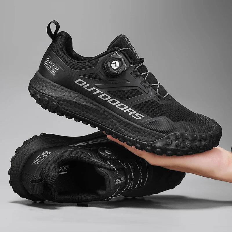 Brand Men’s Hiking Shoes Waterproof Non-slip Sneakers Lightweight Wear-Resistant Climbing Trekking Sneakers  Male Walking Shoes