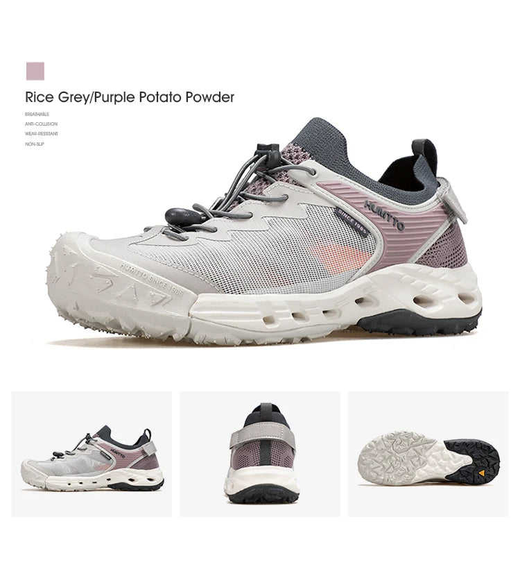HUMTTO Summer Water Hiking Shoes for Men Breathable Mens Sneaker 2025 Outdoor Beach Sandals Fishing Climbing Wading Man Sneakers